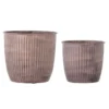 Blumentopf Set Rostirost – rosa Lackierung
