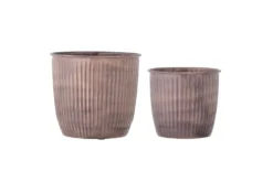 Blumentopf Set Rostirost – rosa Lackierung