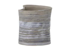 Blumentopf Shepper – graues Steingut