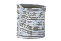 Blumentopf Shepper – graues Steingut