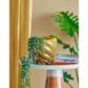 Blumentopf Solina – Mundgeblasenes Glas in warmem Gelb