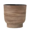 Blumentopf Ty – aus braunem Terrakotta