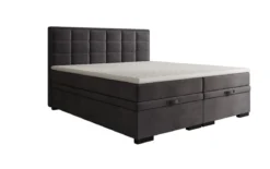 Boxspringbett Alessia mit Stauraum in Samt