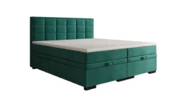 Boxspringbett Alessia mit Stauraum in Samt