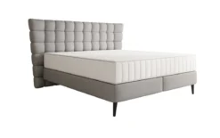 Boxspringbett Alvion in Echtleder