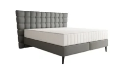 Boxspringbett Alvion in Echtleder