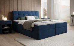Boxspringbett Amalia Samt mit Stauraum