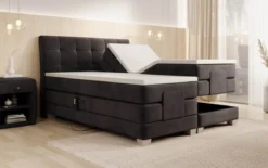 Boxspringbett Amara Samt elektrisch verstellbar