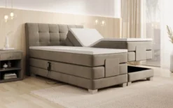 Boxspringbett Amara Samt elektrisch verstellbar