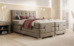 Boxspringbett Amara Samt elektrisch verstellbar