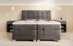 Boxspringbett Amara Samt elektrisch verstellbar