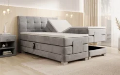 Boxspringbett Amara Samt elektrisch verstellbar