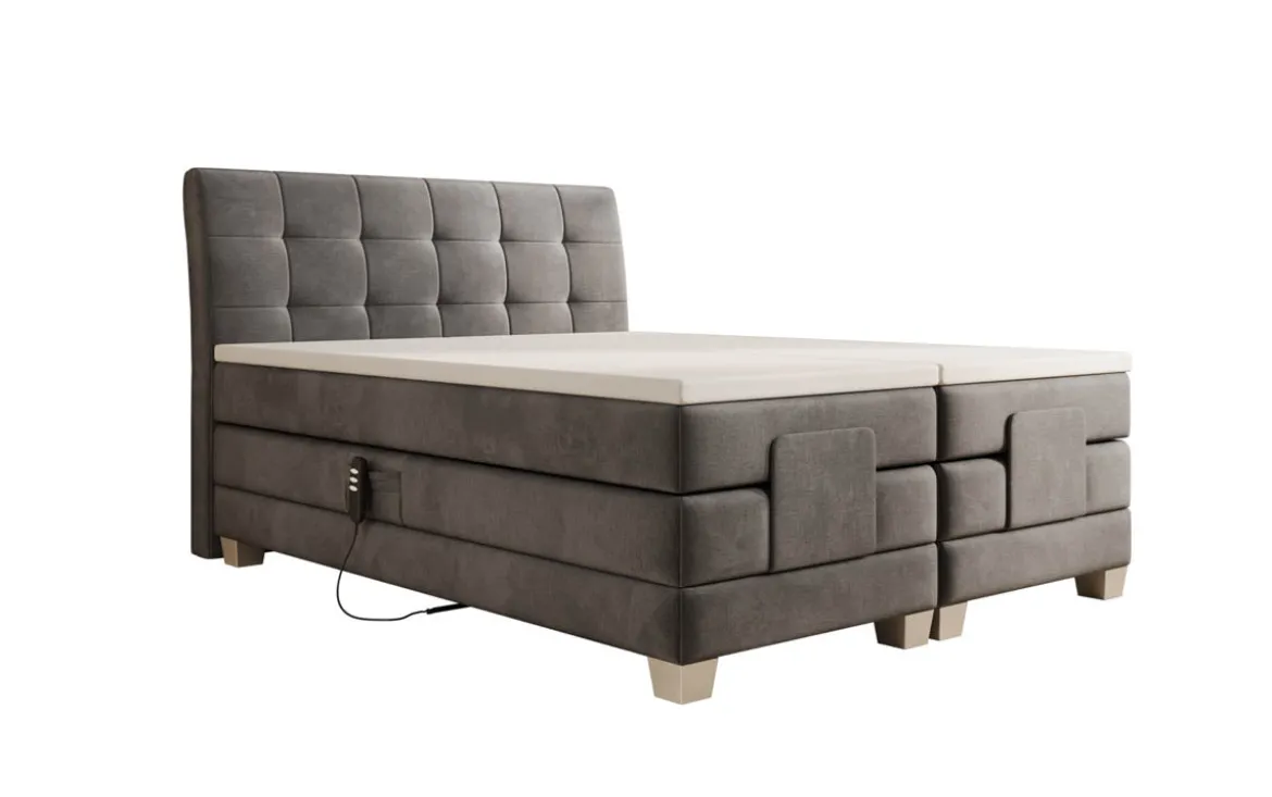 Boxspringbett Amara Samt elektrisch verstellbar