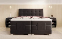 Boxspringbett Amara Samt elektrisch verstellbar