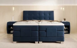 Boxspringbett Amara Samt elektrisch verstellbar