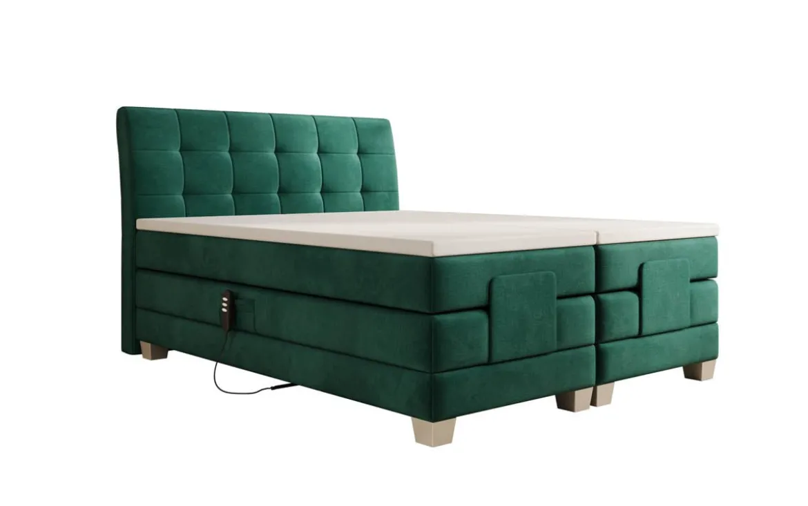 Boxspringbett Amara Samt elektrisch verstellbar