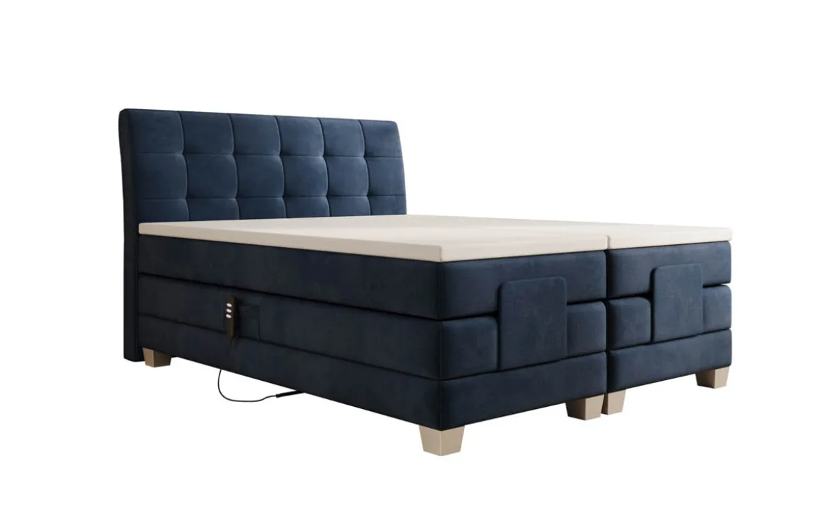 Boxspringbett Amara Samt elektrisch verstellbar