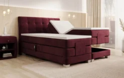Boxspringbett Amara Samt elektrisch verstellbar