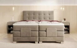 Boxspringbett Amara Samt elektrisch verstellbar