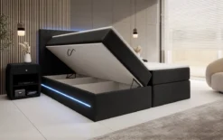 Boxspringbett Arito mit LED u. Stauraum
