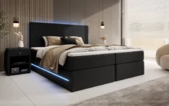 Boxspringbett Arito mit LED u. Stauraum
