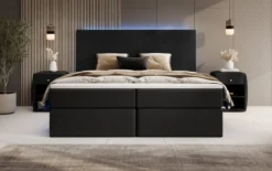 Boxspringbett Arito mit LED u. Stauraum