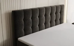 Boxspringbett Ascot in Strukturstoff mit Stauraum