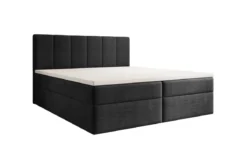 Boxspringbett Aurelia Bouclé mit Stauraum