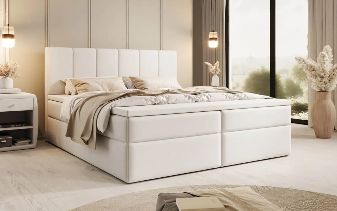 Boxspringbett Aurelia Kunstleder mit Stauraum