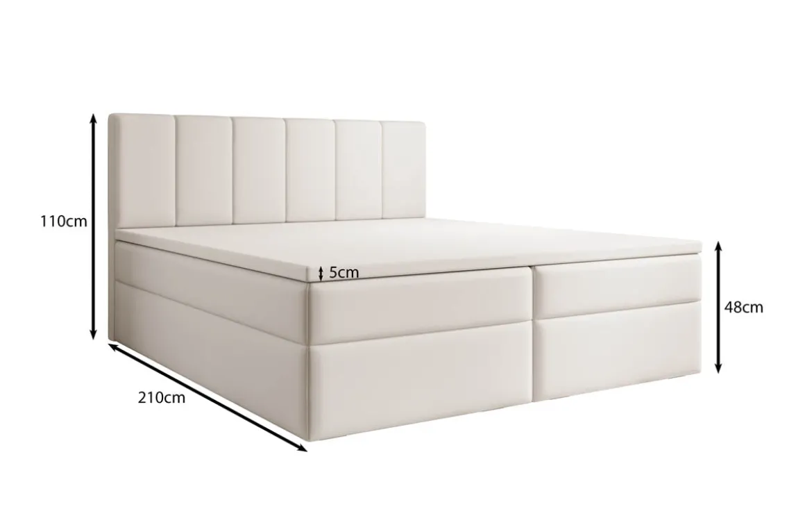 Boxspringbett Aurelia Kunstleder mit Stauraum