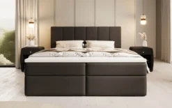 Boxspringbett Aurelia Kunstleder mit Stauraum