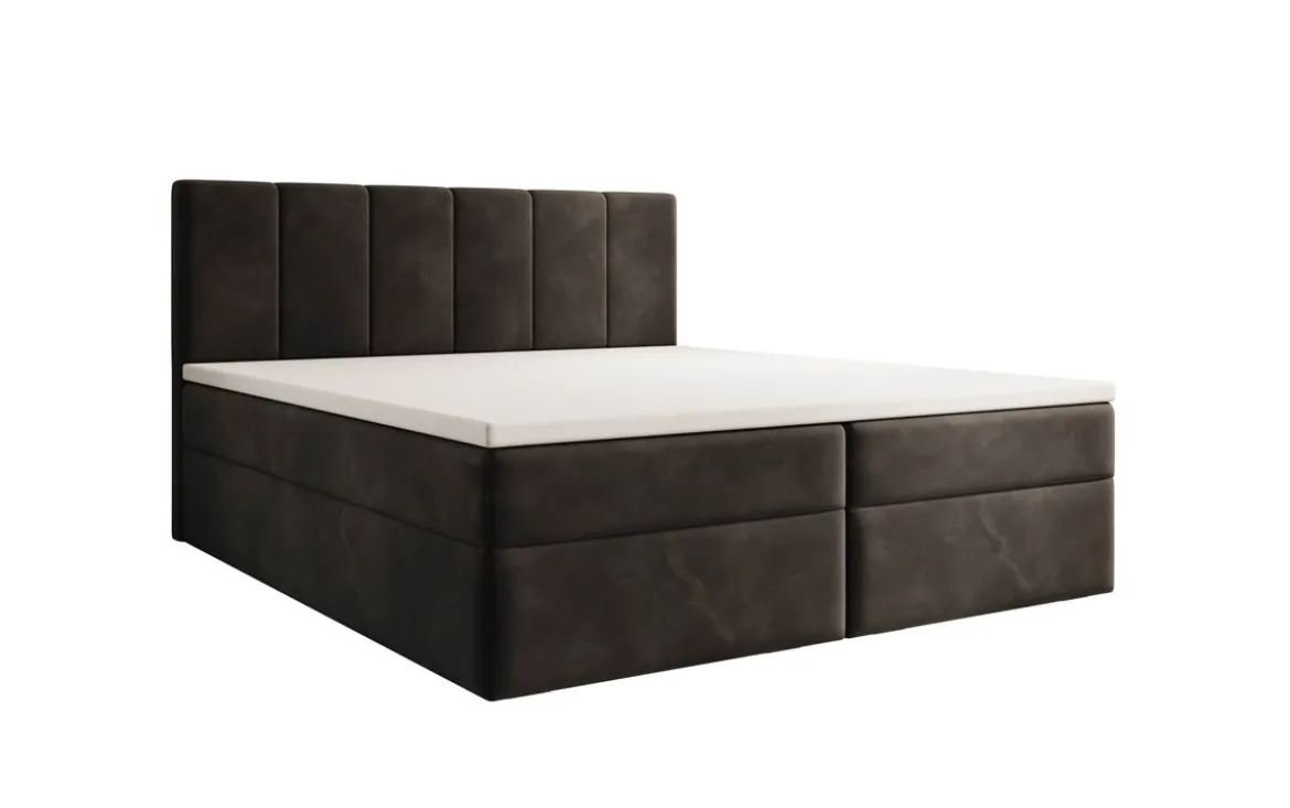 Boxspringbett Aurelia Samt mit Stauraum