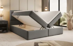Boxspringbett Aurelia Stoff mit Stauraum