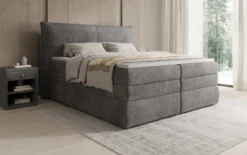 Boxspringbett Avelora mit Stauraum in Cord