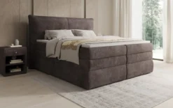 Boxspringbett Avelora mit Stauraum in Cord