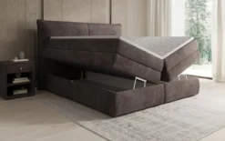 Boxspringbett Avelora mit Stauraum in Cord