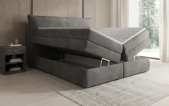 Boxspringbett Avelora mit Stauraum in Cord