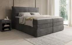 Boxspringbett Avelora mit Stauraum in Cord