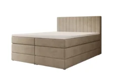 Boxspringbett Avera mit Stauraum in Samt