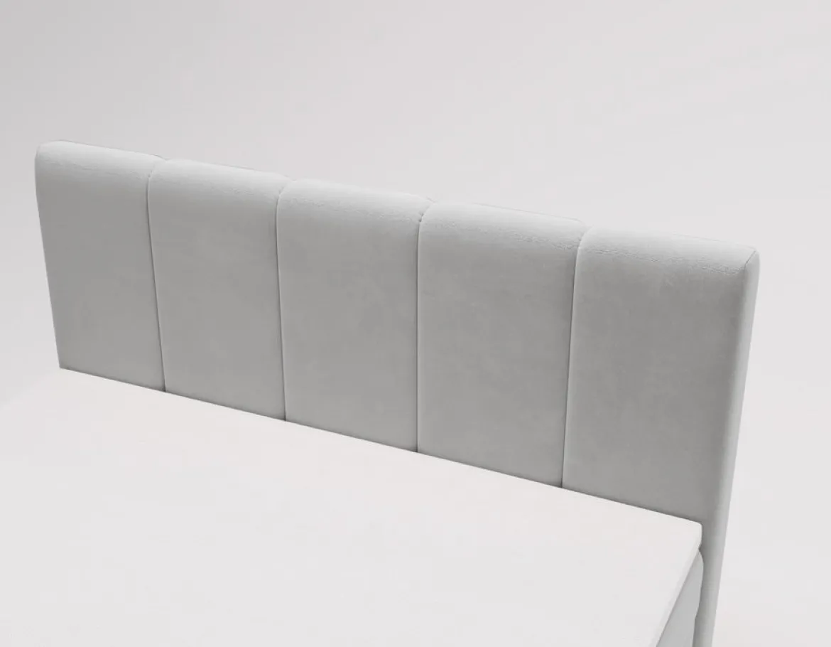 Boxspringbett Bergamo Samt mit Stauraum