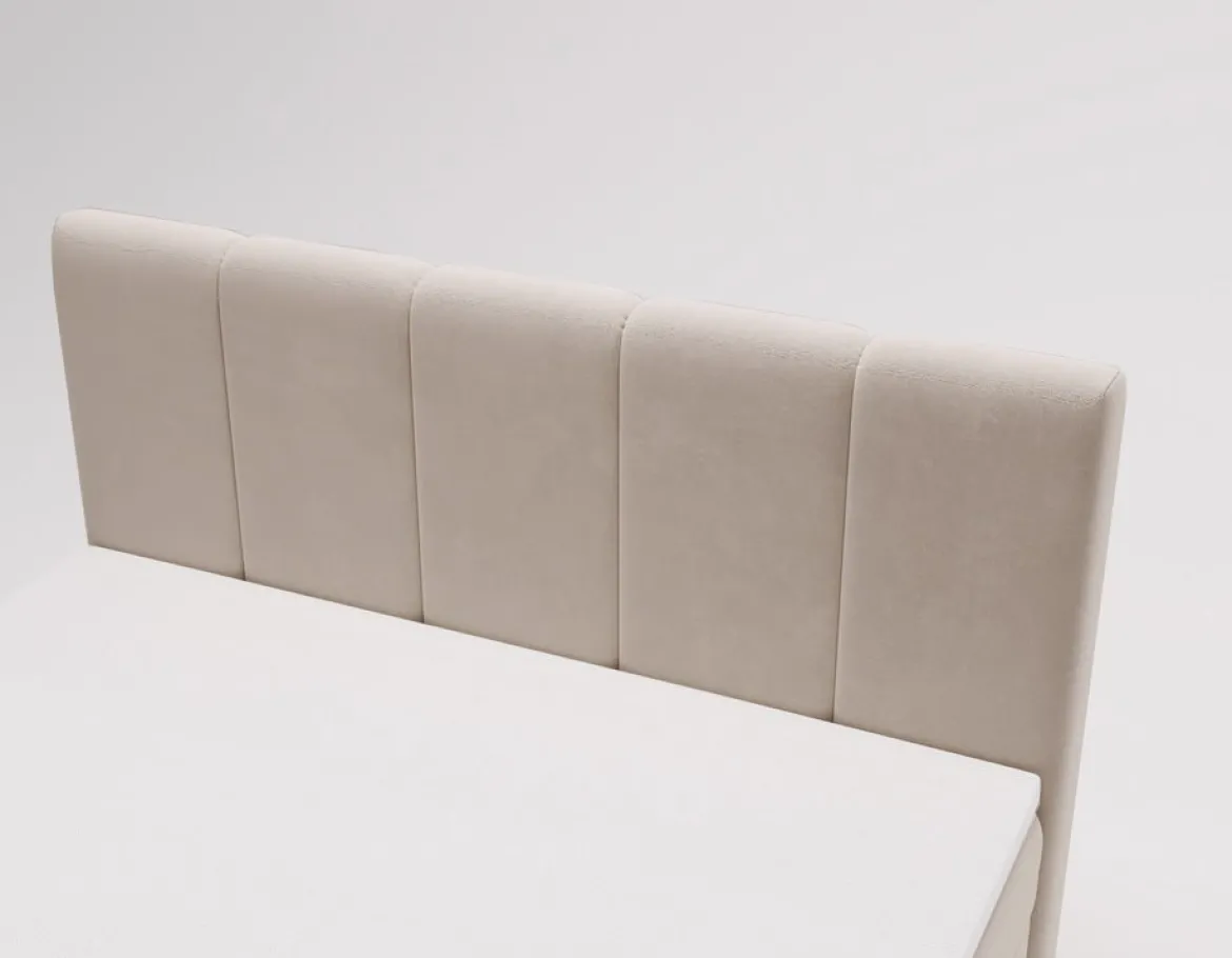 Boxspringbett Bergamo Samt mit Stauraum