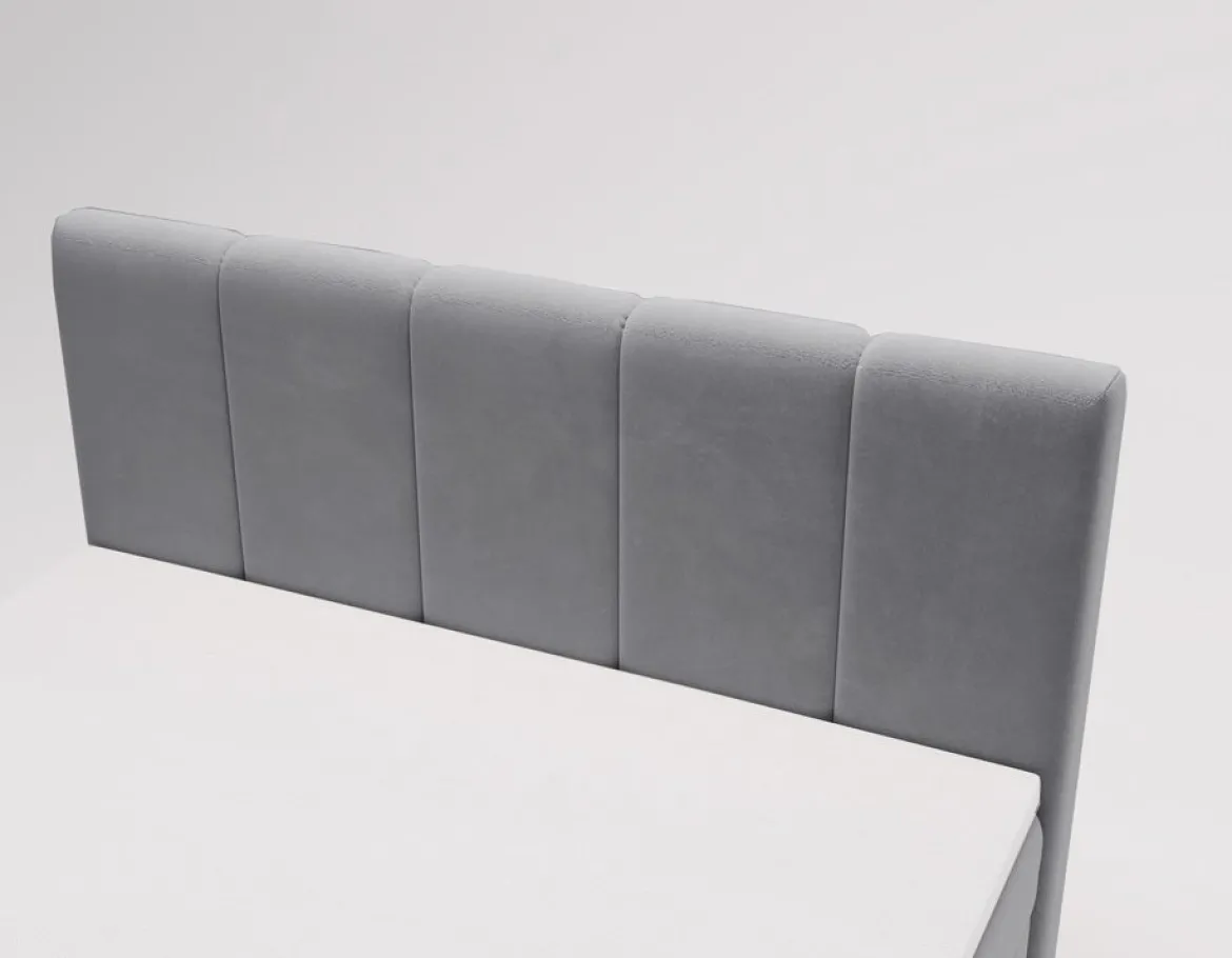 Boxspringbett Bergamo Samt mit Stauraum