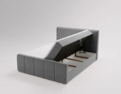 Boxspringbett Bergamo Samt mit Stauraum