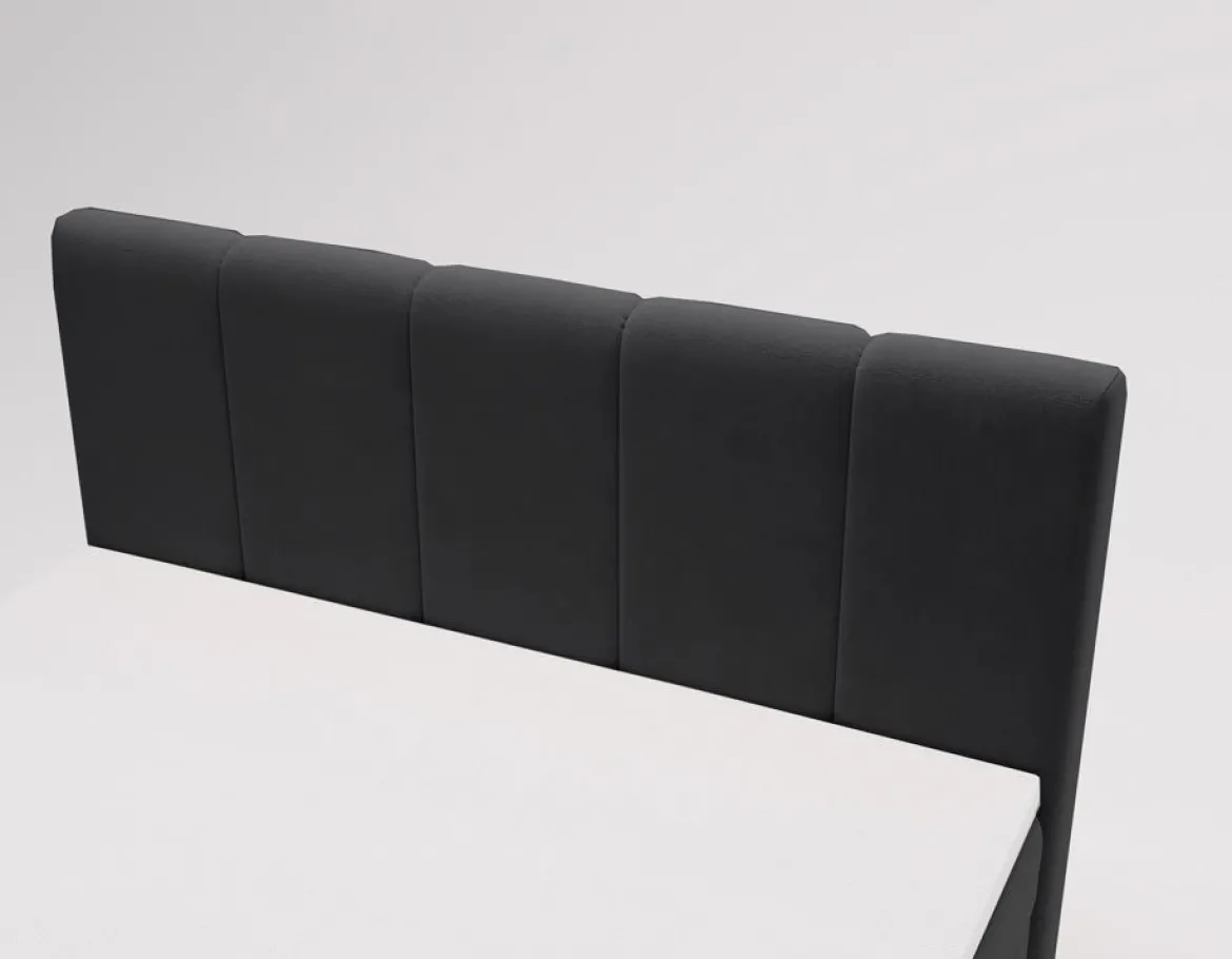 Boxspringbett Bergamo Samt mit Stauraum
