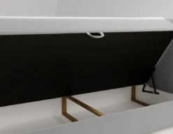 Boxspringbett Bergamo Samt mit Stauraum