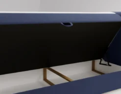Boxspringbett Bergamo Samt mit Stauraum