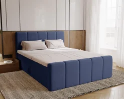 Boxspringbett Bergamo Samt mit Stauraum