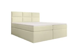 Boxspringbett Carito Bouclé mit USB und Stauraum