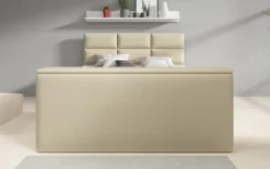 Boxspringbett Carito mit TV Lift, USB und Stauraum