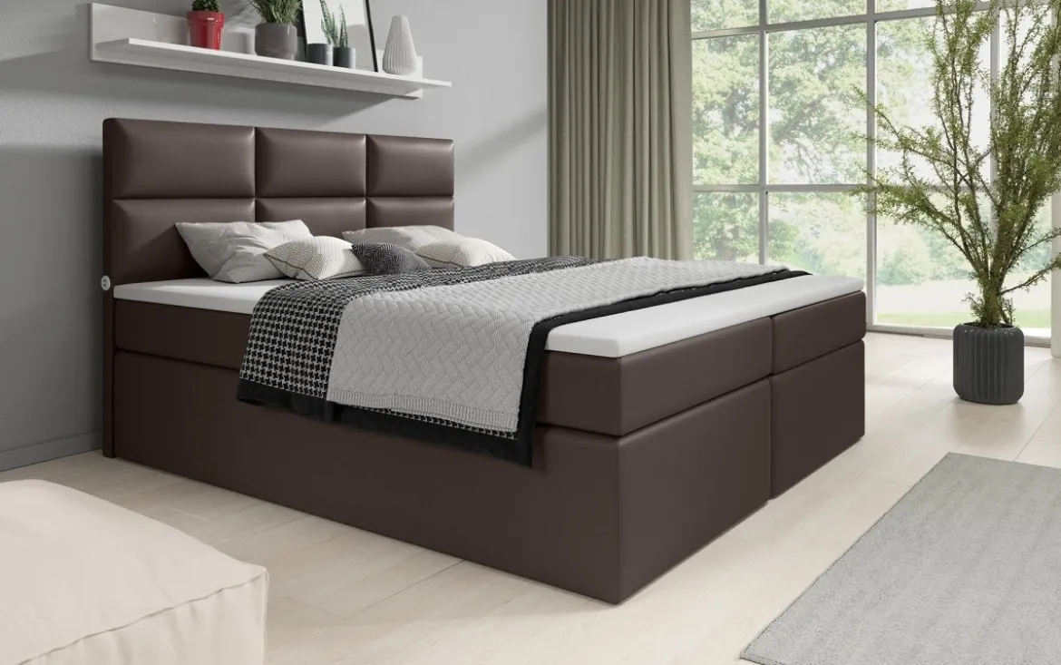 Boxspringbett Carito mit USB und Stauraum
